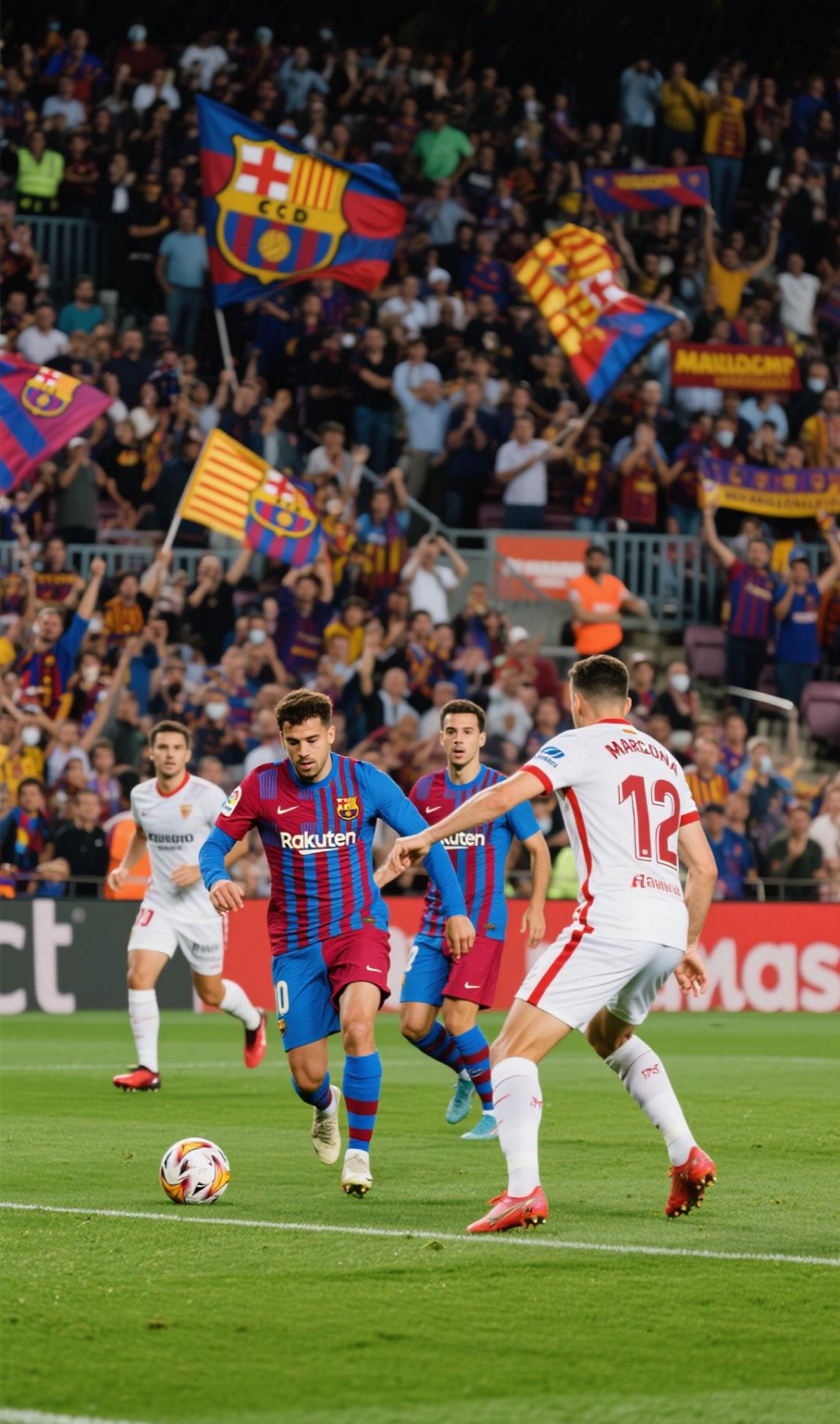 巴塞罗那队在足球比赛中取得关键胜利 巴塞罗那队在足球比赛中取得关键胜利